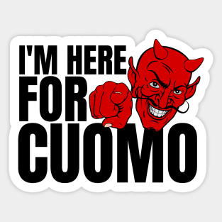 DEAL WITH THE DEVIL - CUOMO Sticker